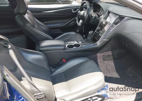 2018 Infiniti Q60 3.0T Red Sport 400 z USA, uszkodzony, nr VIN JN1FV7EL4JM631175